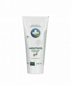 MENTHOL HEMP GEL efecto frío · Gel de cáñamo natural y vegano para alivio y masaje